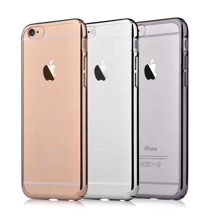 DEVIA Glimmer All-wrapped Electroplating Plastic Cover for iPhone 6s Plus / 6 Plus - Silver