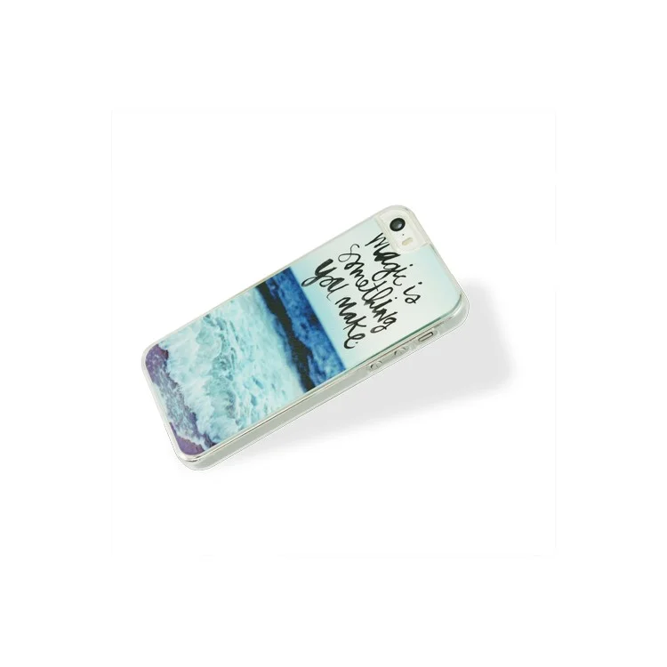 For iPhone SE 5s 5 Plastic Phone Case - Quotes and Ocean