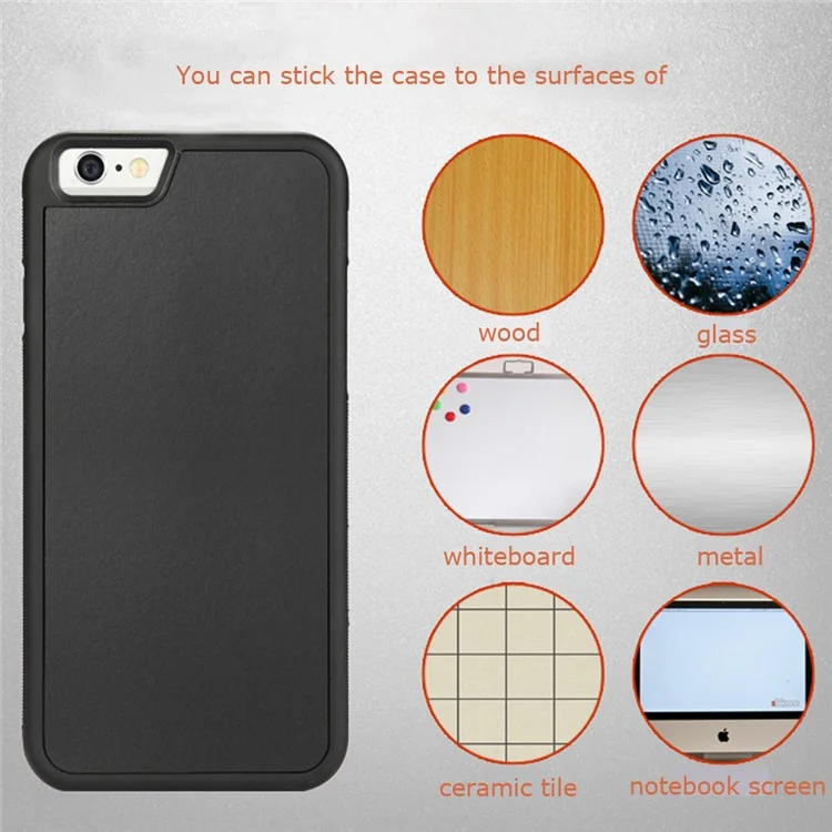 MYFONLO Magic Sticks Anti-Gravity Case Selfie Cover for iPhone 6s Plus / 6 Plus - Black