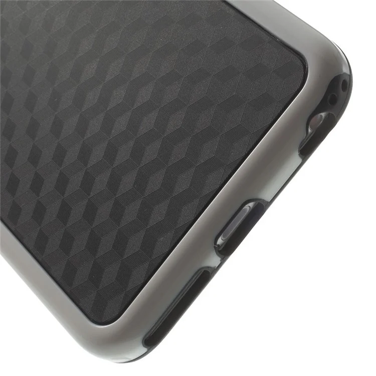 For iPhone 6s Plus / 6 Plus 5.5 inch Cube PC & TPU Hybrid Cover - Black / White