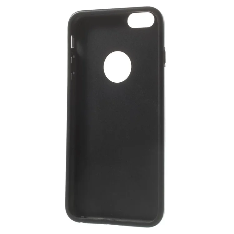 For iPhone 6s Plus / 6 Plus 5.5 inch Cube PC & TPU Hybrid Cover - Black / White