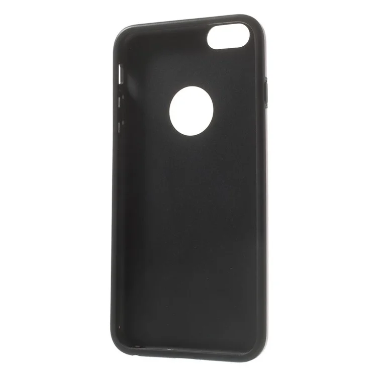 For iPhone 6s Plus / 6 Plus 5.5 inch Cube PC & TPU Hybrid Case - Black / Pink