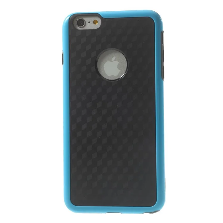 For iPhone 6s Plus / 6 Plus 5.5 inch Cube PC & TPU Protective Case - Black / Blue