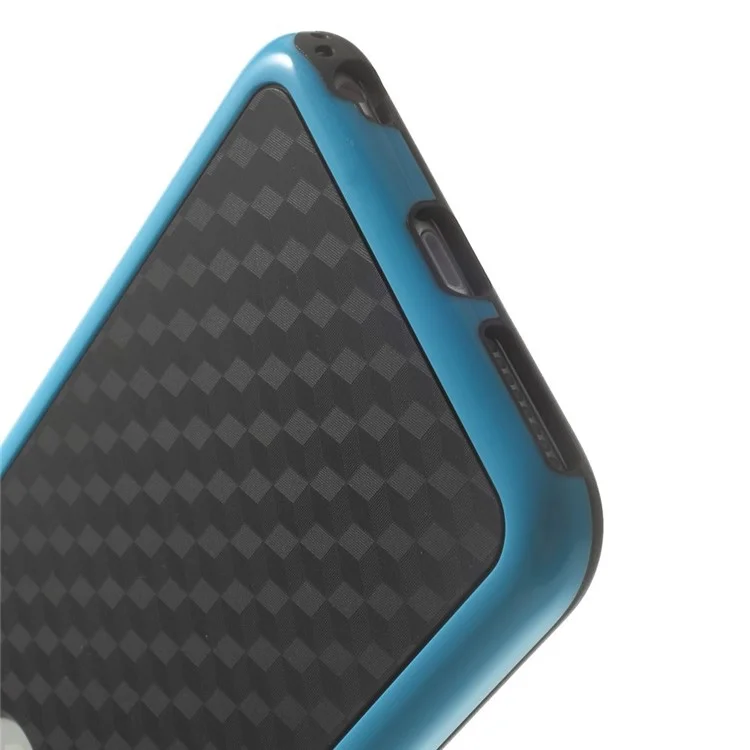 For iPhone 6s Plus / 6 Plus 5.5 inch Cube PC & TPU Protective Case - Black / Blue