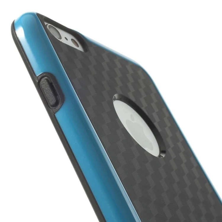 For iPhone 6s Plus / 6 Plus 5.5 inch Cube PC & TPU Protective Case - Black / Blue