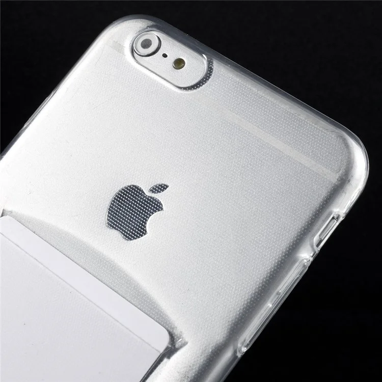 Slim TPU Case for iPhone 6 / 6s 4.7 inch with Card Slot - Transparent