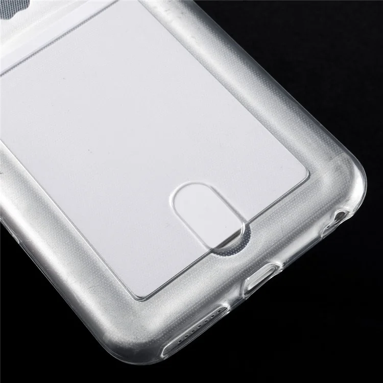 Slim TPU Case for iPhone 6 / 6s 4.7 inch with Card Slot - Transparent