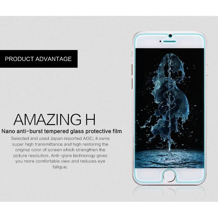 Nillkin Amazing H Nano Anti-explosion Tempered Glass Screen Film for iPhone 6s / 6 4.7 inch (Suite Edition)