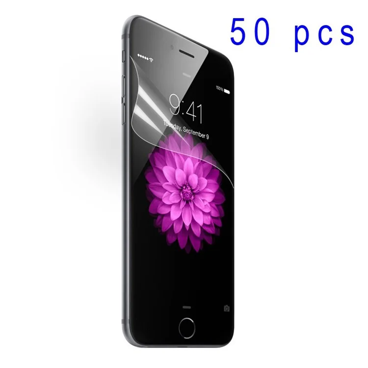 50Pcs/Set HD Clear LCD Screen Protector Films for iPhone 6s Plus / 6 Plus 5.5 inch