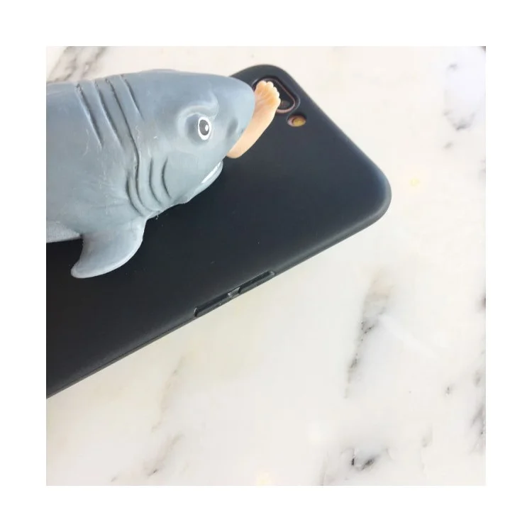 Creative 3D Piranha Kneading Squishy Soft TPU Case for iPhone 6S Plus / 6 Plus 5.5 inch