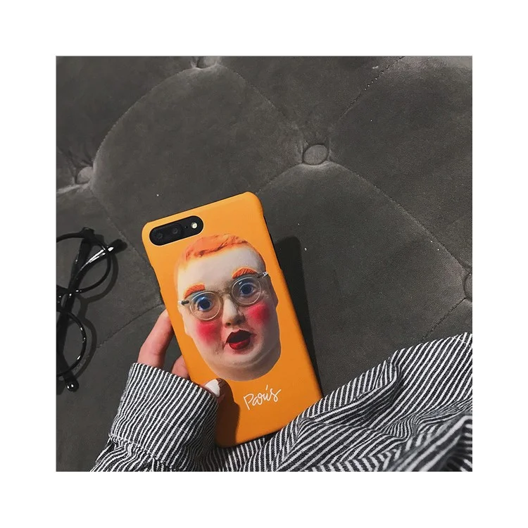 Red Face Pattern Hard Plastic Case for iPhone 6s 6