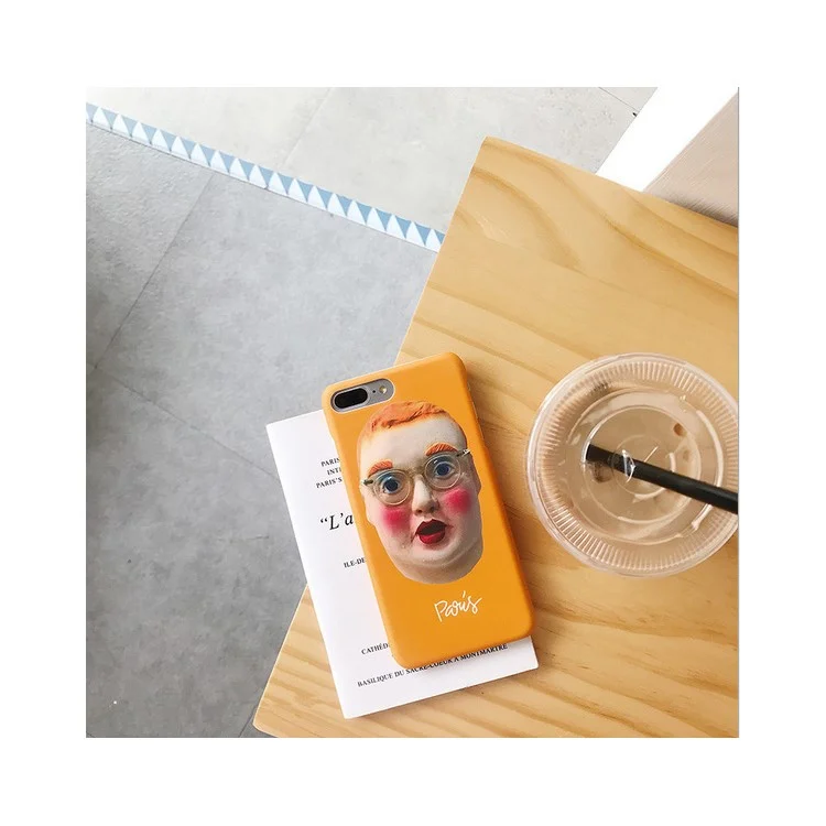 Red Face Pattern Hard Plastic Case for iPhone 6s 6