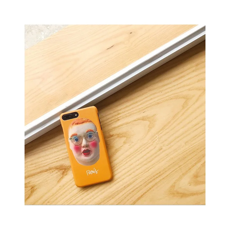 Red Face Pattern Hard Plastic Case for iPhone 6s 6