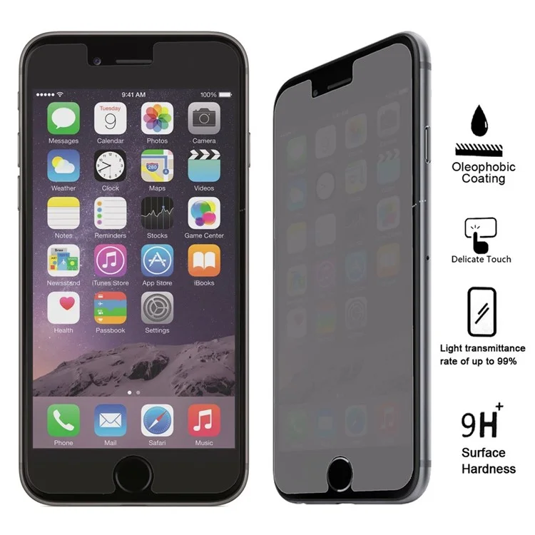 Tempered Glass Explosion Proof Anti-spy Film for iPhone 6s Plus / 6 Plus