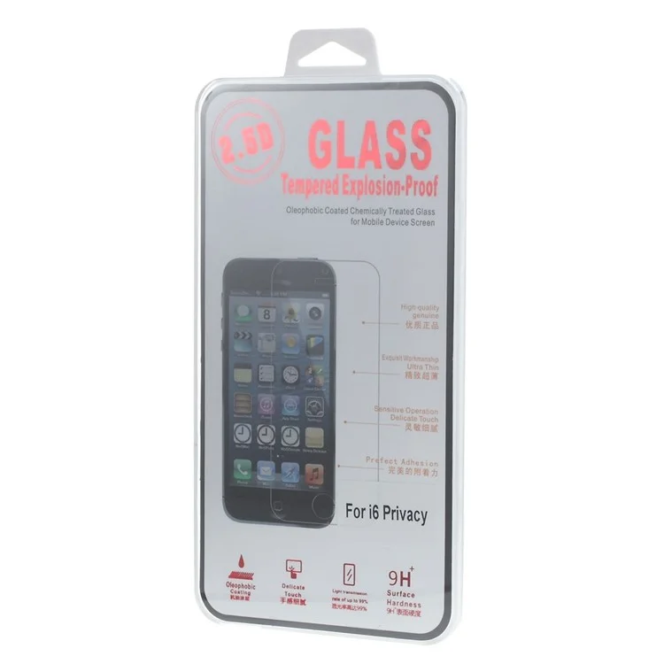 Tempered Glass Explosion Proof Anti-spy Film for iPhone 6s Plus / 6 Plus