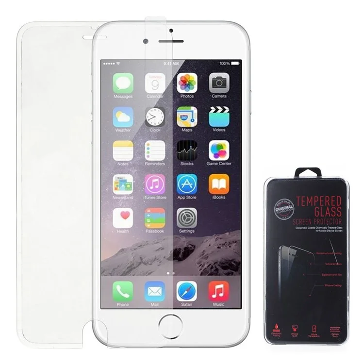 NEW Dual-layer Complete Covering 9H Anti-shatter Tempered Glass Screen Protector for iPhone 6 4.7 inch / 6s