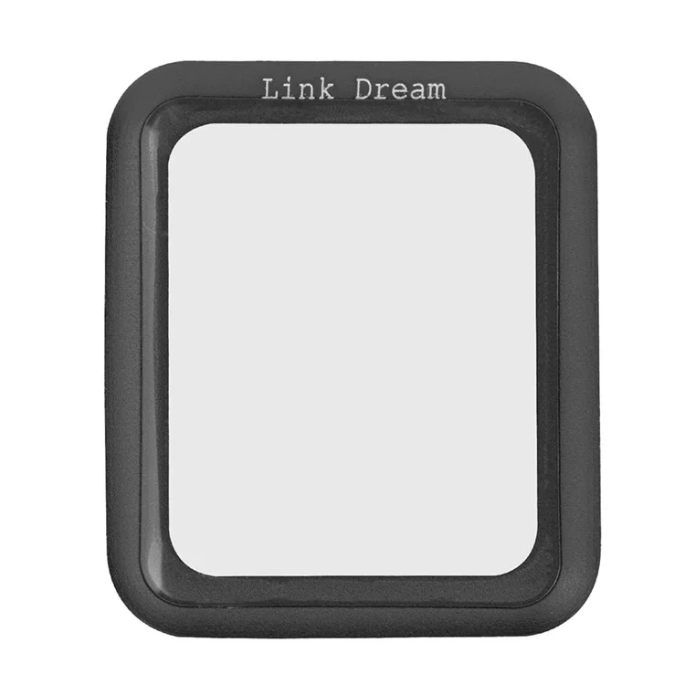 LINK DREAM 0.2mm Tempered Glass Screen Film for Apple Watch 38mm Full Coverage - Black