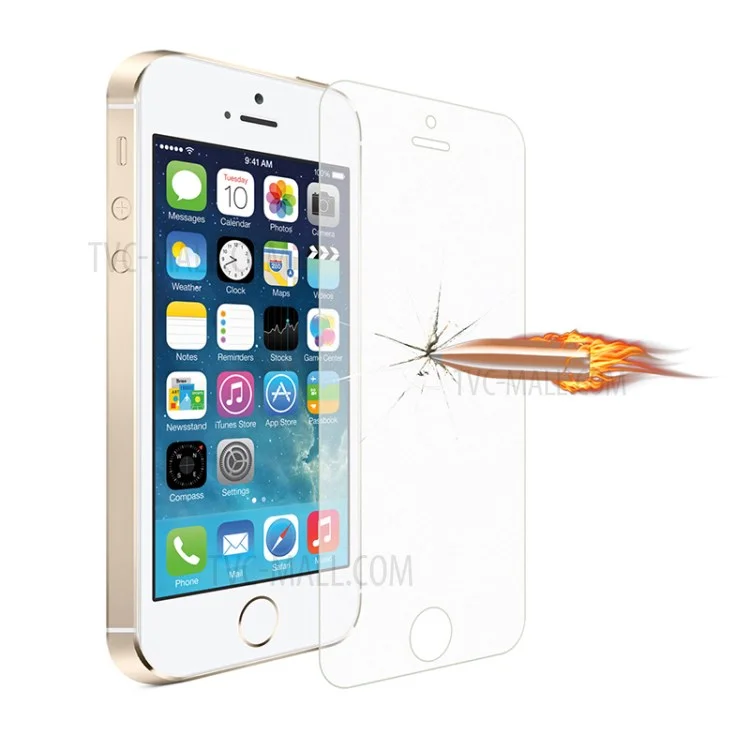 0.3mm 2.5D Matte Tempered Glass Screen Protector for iPhone SE 5s 5 5c