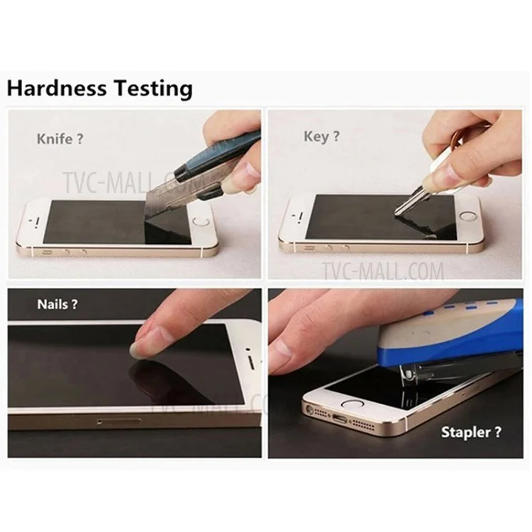 0.3mm 2.5D Matte Tempered Glass Screen Protector for iPhone SE 5s 5 5c
