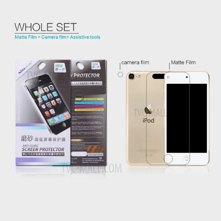 NILLKIN for Apple iPod Touch 6 Matte Scratch-resistant Screen Protector Film (Suite Edition)