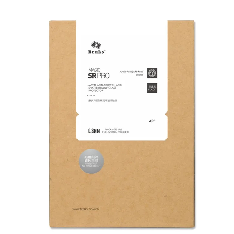 BENKS for iPhone 6s 4.7 Magic SR PRO Matte Tempered Glass Screen Protector Full Coverage - White