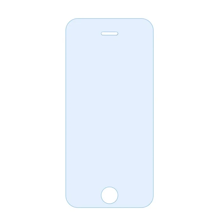 0.1mm Anti-blue-ray Tempered Glass Screen Protection Film for iPhone SE 5s 5 5c Arc Edge