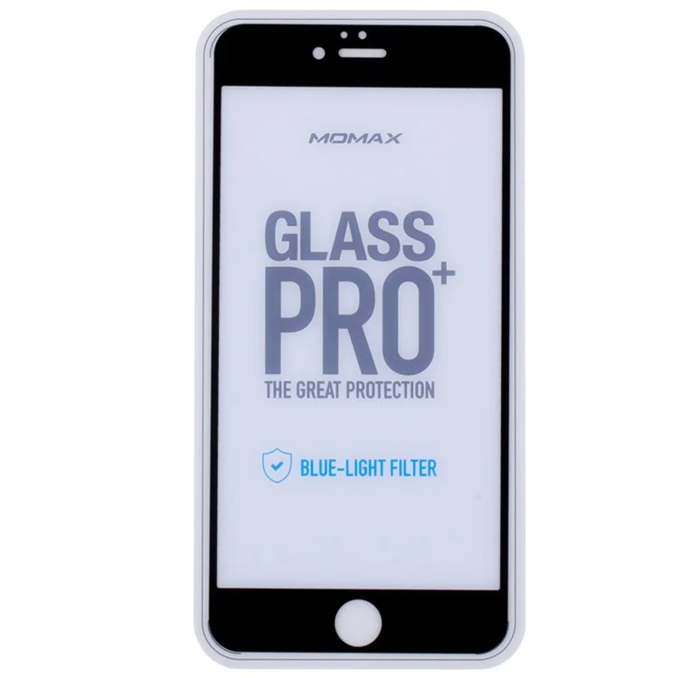 MOMAX Glass Pro+ for iPhone 6s Plus / 6 Plus Anti-blue-ray Tempered Glass Screen Protector 0.2mm - Black