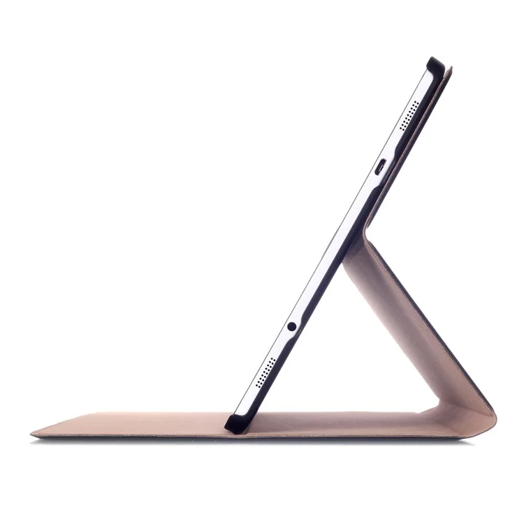 Flip Textured Smart Stand Leather Case for Samsung Galaxy Tab S2 9.7 T810 T815 - Black