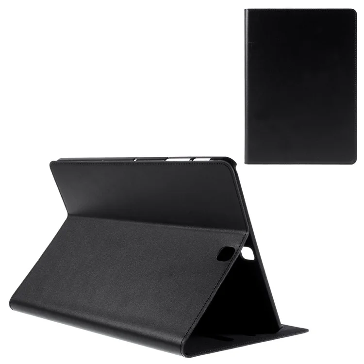 DOORMOON Genuine Leather Cover Case for Samsung Galaxy Tab S2 9.7 T810 T815 - Black