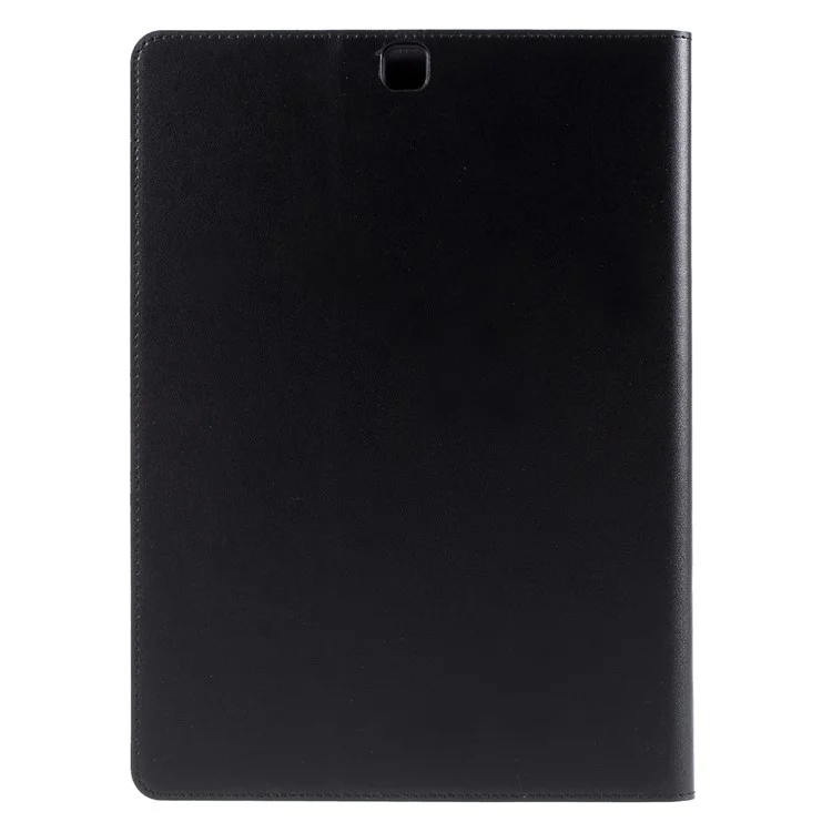DOORMOON Genuine Leather Cover Case for Samsung Galaxy Tab S2 9.7 T810 T815 - Black