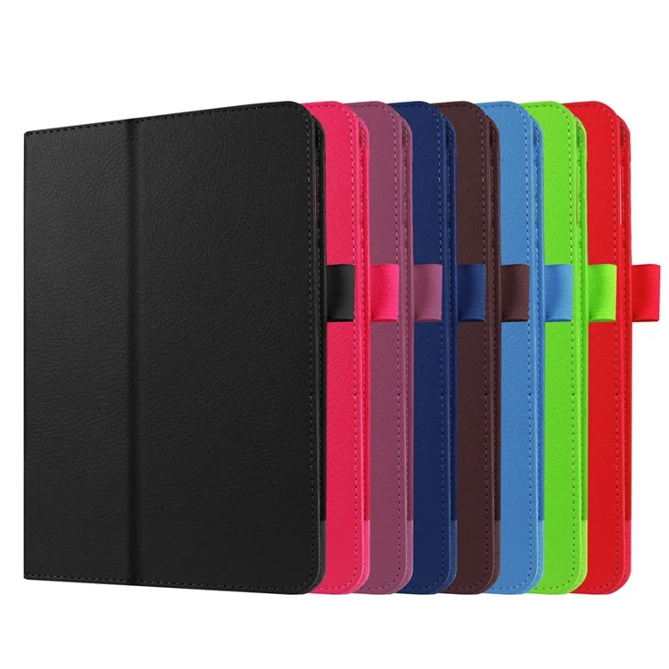 Litchi Texture Smart PU Leather Stand For Ipad Mini 4 - Negro