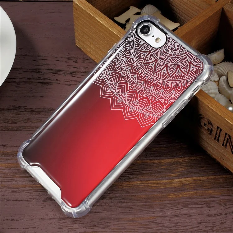 Epoxy Scratch-proof PC + Bayer 3695 TPU Hybrid Phone Case for iPhone 8/7 4.7 inch -  Mandala