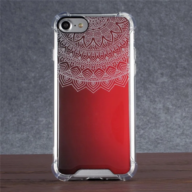 Epoxy Scratch-proof PC + Bayer 3695 TPU Hybrid Phone Case for iPhone 8/7 4.7 inch -  Mandala