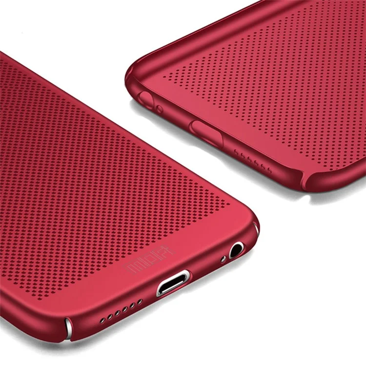 For iPhone 6 /6s Plus 5.5 inch MOFI Breathable Light Plastic Cover - Red