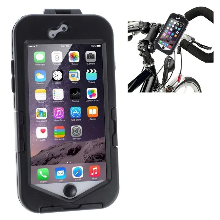 Bike Bicycle Handlebar 360-degree Rotary Mount Holder Case Bag for iPhone 6s 6 4.7 Inch