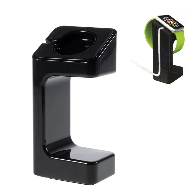 Plastic Displaying Stand Holder Mount for Apple Watch - Black