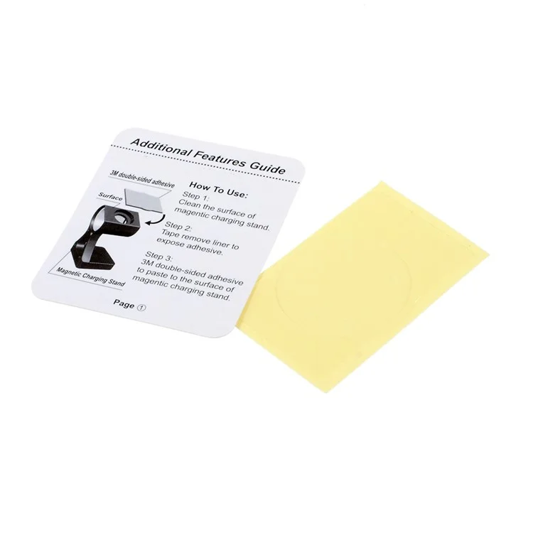 Two-color Plastic Magnetic Charging Stand for Apple Watch - Black