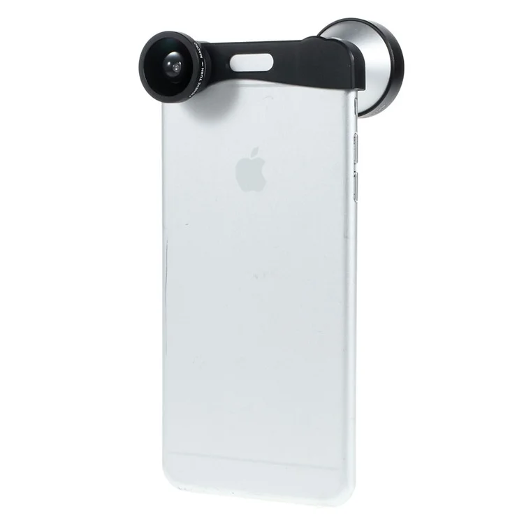 3-in-1 5X Super Telephoto + Fish Eye + Macro Lens for iPhone 6 Plus