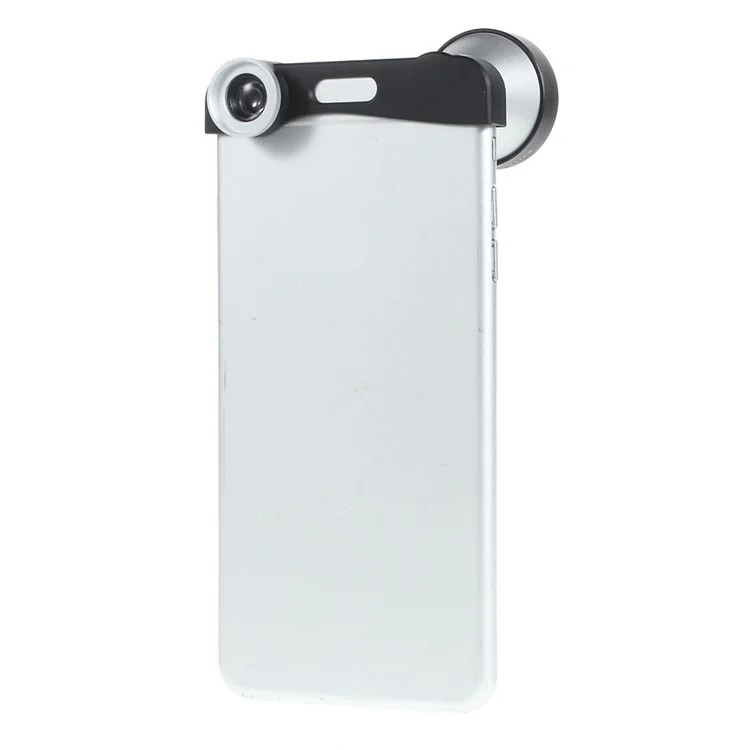 3-in-1 5X Super Telephoto + Fish Eye + Macro Lens for iPhone 6 Plus