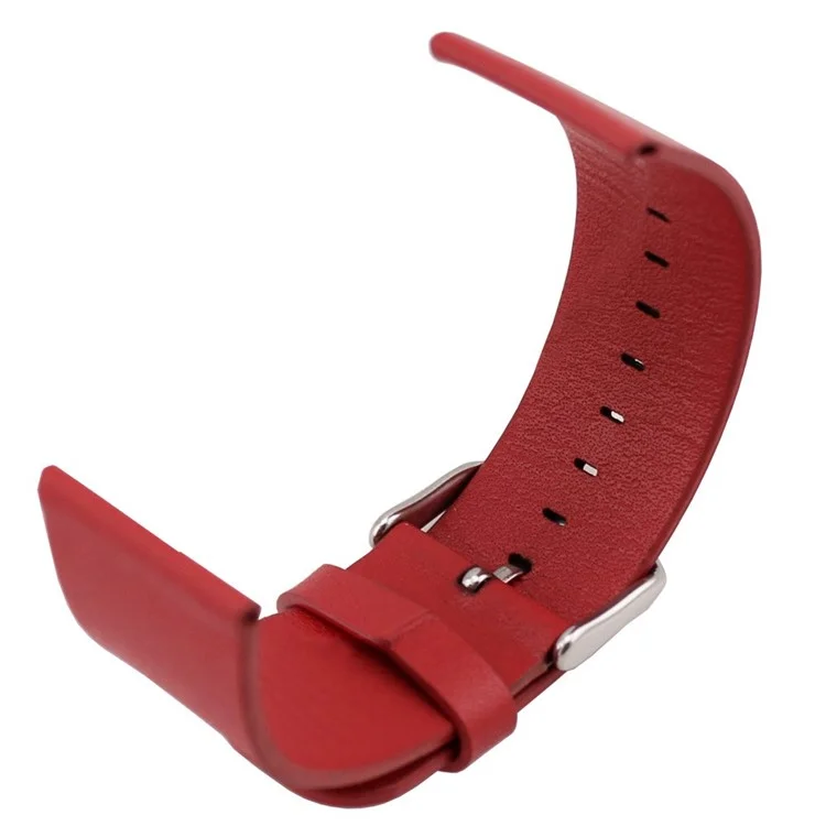 Classic Buckle Genuine Leather Watchband for Apple Watch 38mm Series 3 Series 2 Series 1 - Red