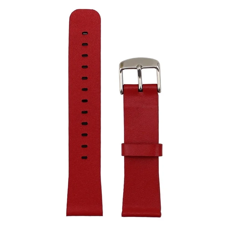 Classic Buckle Genuine Leather Watchband for Apple Watch 38mm Series 3 Series 2 Series 1 - Red