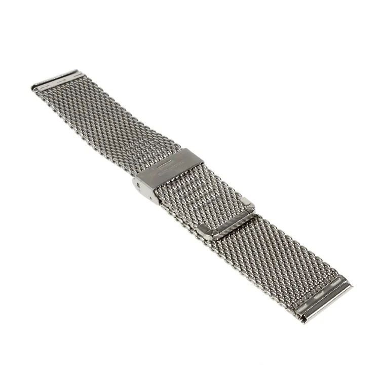 Metal Wristband Watch Band for Apple Watch 38mm Series 3 Series 2 Series 1 - Silver Color