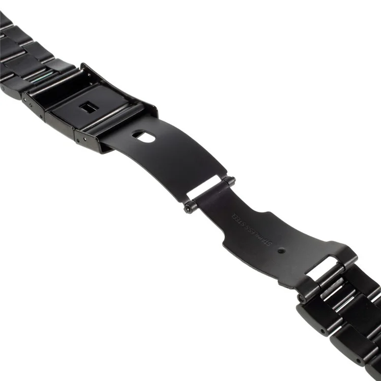 For Apple Watch 42mm Series 3 / 2 / 1 Stainless Steel Watch Strap Band Classic Buckle - Black