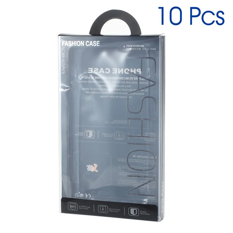 10pcs/Lot Black Plastic Packaging Package Box for iPhone 6s / 6 4.7" Cases, Size: 165 x 96 x 16mm