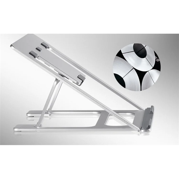 Aluminum Alloy Adjustable Laptop Stand Foldable Cooling Bracket for Laptop/Notebook/iPad