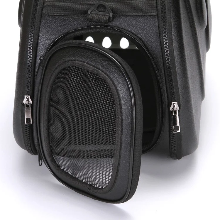 Portable Breathable EVA Pet Carrier Handbag Shoulder Bag for Dogs and Cats - Black
