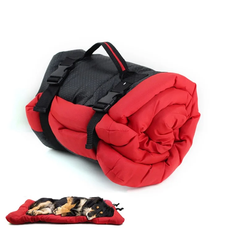 Tapete Impermeável Pet Cachorro Cama Cobertor Para Cães Gatos Sofá Tour Acampamento Fácil De Limpar - Vermelho