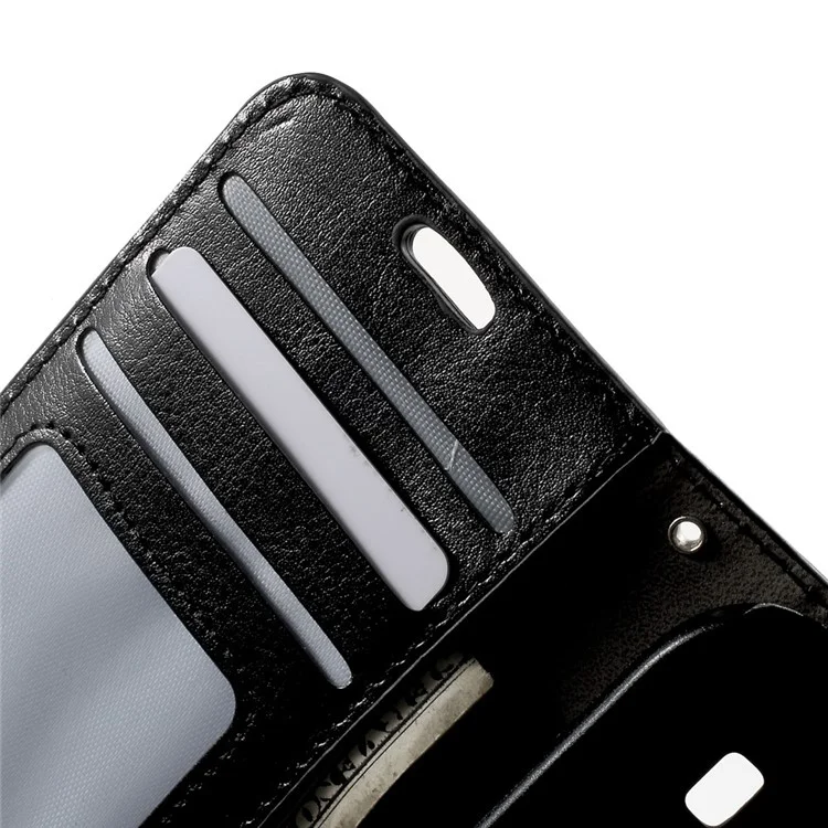 Crazy Horse Texture Leather Wallet Case for Samsung Galaxy Ace Style LTE G357FZ / Ace 4 G357FZ - Black
