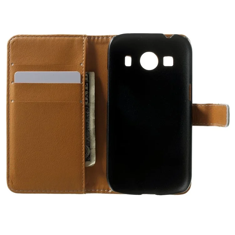 Wallet Leather Case for Samsung Galaxy Ace 4 SM-G357FZ / Ace Style LTE G357 - Bridge & Passerby