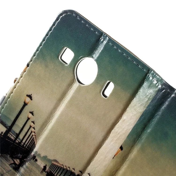 Wallet Leather Case for Samsung Galaxy Ace 4 SM-G357FZ / Ace Style LTE G357 - Bridge & Passerby
